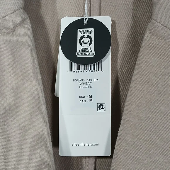 Eillen Fisher Garment-Dyed Utility Cotton Blazer - Picture 5 of 10